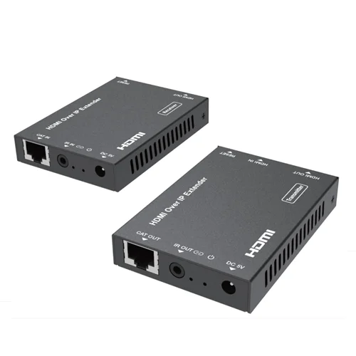 افزایش H.265 HDMI 1.4b روی کابل شبکه تا 150 متر + ریموت + (TCP/IP) فرانت
