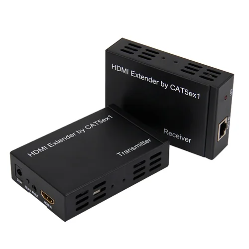 افزایش HDMI روی کابل شبکه تا 100 متر + ریموت + (TCP/IP) فرانت
