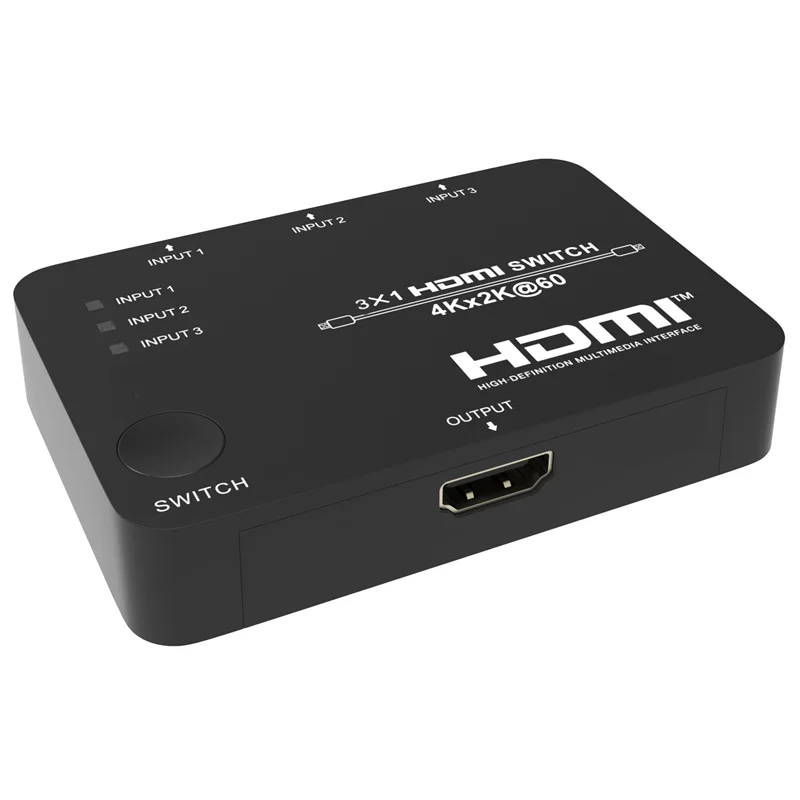 سوئيچ 3 پورت 2.0 HDMI با ریموت کنترل فرانت
