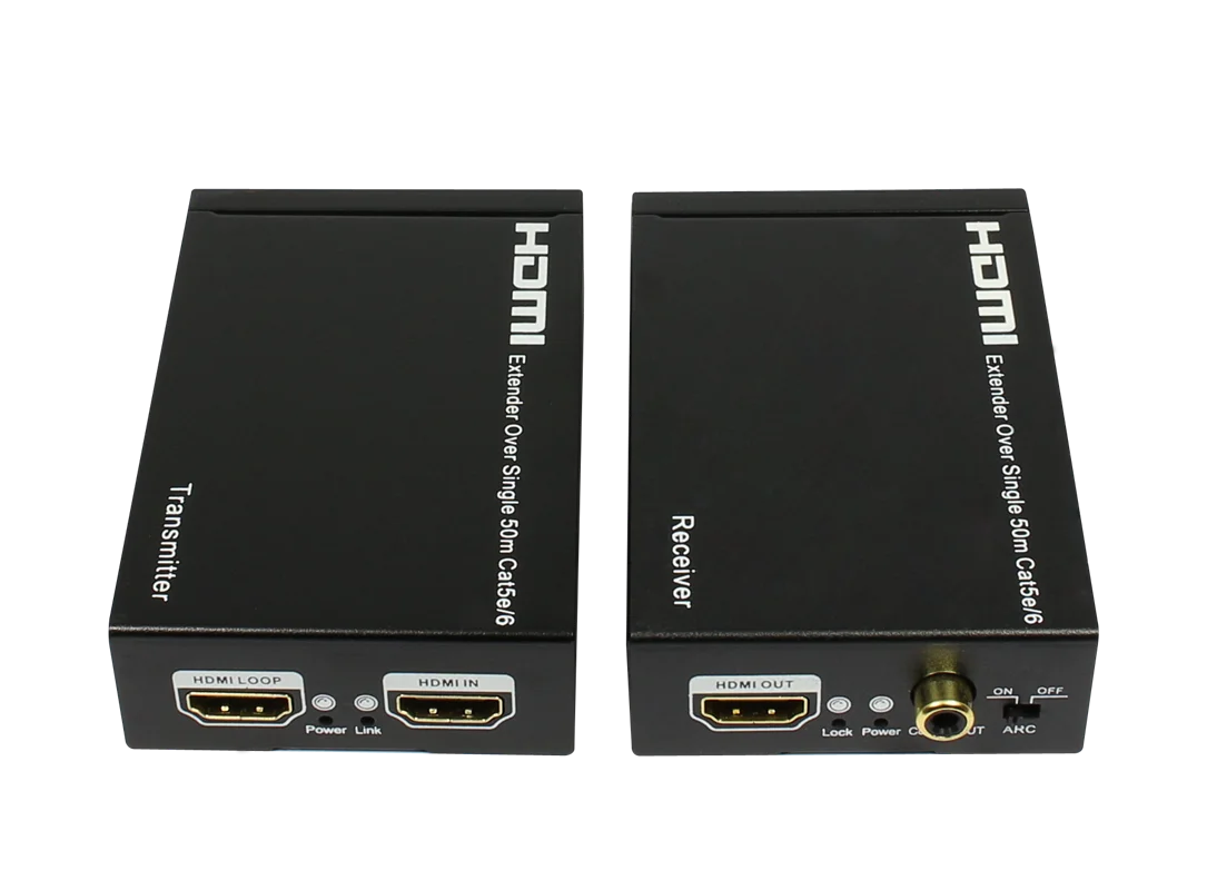 افزایش HDMI روی شبکه تا 50 متر با خروجی Loop و پشتیبانی از ARC + ریموت دوطرفه + اکولایزر فرانت